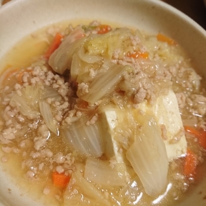 とろける白菜とお豆腐の相性が最高でした(о＾∇＾о)ごちそうさまでした！